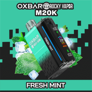 rocky vapor oxbar m20k disposable vape fresh mint