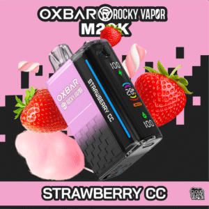 rocky vapor oxbar m20k disposable vape strawberry cc