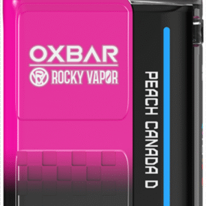 rocky vapor oxbar m20k disposable vape peach canada d