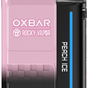 rocky vapor oxbar m20k disposable vape peach ice
