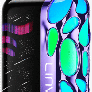 linvo rave 60000 pro disposable vape peach raspberry