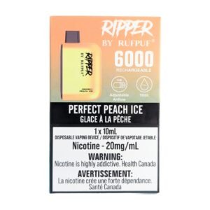 rufpuf ripper 6000 disposable perfect peach ice