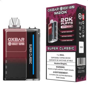 rocky vapor oxbar m20k disposable vape super classic