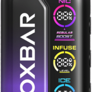 rocky vapor oxbar tri fusion disposable vape grape raspberry