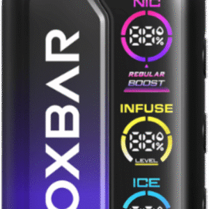 rocky vapor oxbar tri fusion disposable vape peach blueberry raspberry