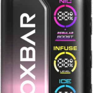 rocky vapor oxbar tri fusion disposable vape peach ice