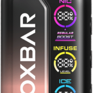 rocky vapor oxbar tri fusion disposable vape peach watermelon ice