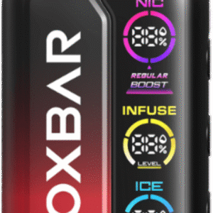 rocky vapor oxbar tri fusion disposable vape strawberry ice