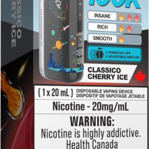 rufpuf ripper xxx 100k disposable vape classico cherry ice