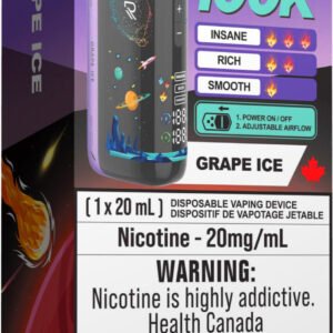 rufpuf ripper xxx 100k disposable vape grape ice