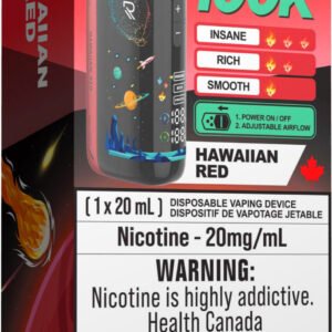 rufpuf ripper xxx 100k disposable vape hawaiian red