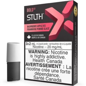 stlth x pod pack raspberry apple ice