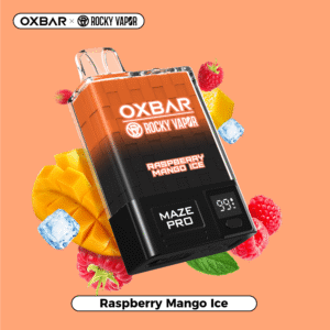 rocky vapor oxbar maze pro disposable raspberry mango ice