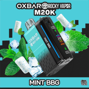 rocky vapor oxbar m20k disposable vape mint bbg