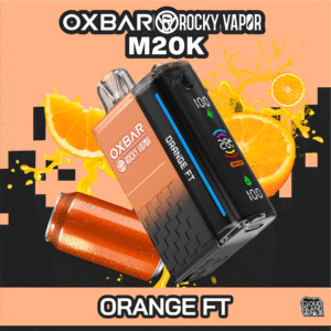 rocky vapor oxbar m20k disposable vape orange ft