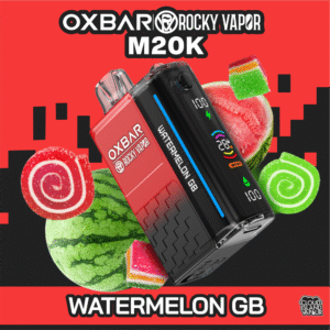 rocky vapor oxbar m20k disposable vape watermelon gb
