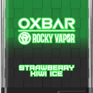 rocky vapor oxbar maze pro disposable strawberry kiwi ice