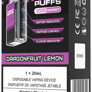 rocky vapor oxbar m20k disposable vape dragonfruit lemon