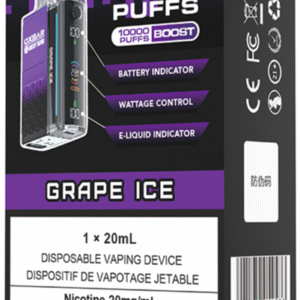 rocky vapor oxbar m20k disposable vape grape ice