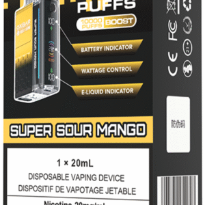 rocky vapor oxbar m20k disposable vape super sour mango