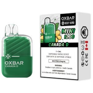 rocky vapor oxbar mini 1200 disposable vape canada d