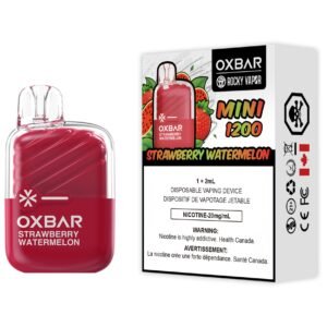 rocky vapor oxbar mini 1200 disposable vape strawberry watermelon