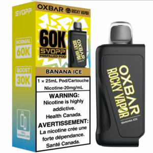 rocky vapor oxbar svopp 60k pod pack banana ice