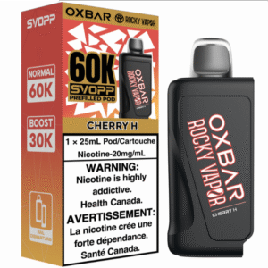 rocky vapor oxbar svopp 60k pod pack cherry h