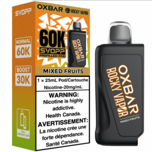 rocky vapor oxbar svopp 60k pod pack mixed fruits