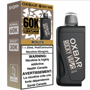 rocky vapor oxbar svopp 60k pod pack route