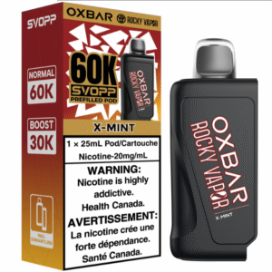 rocky vapor oxbar svopp 60k pod pack x mint