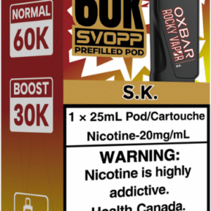 rocky vapor oxbar svopp 60k pod pack s.k.