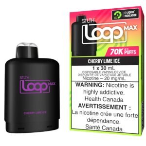 stlth loop max 70k pod pack cherry lime ice