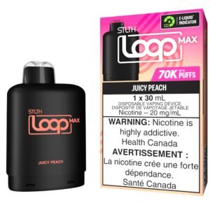 stlth loop max 70k pod pack juicy peach