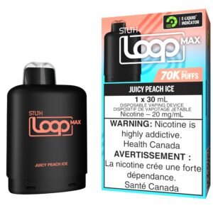 stlth loop max 70k pod pack juicy peach ice