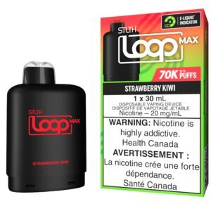 stlth loop max 70k pod pack strawberry kiwi