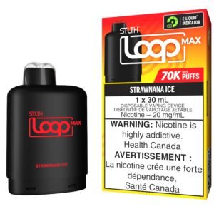 stlth loop max 70k pod pack strawnana ice