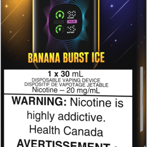 stlth x geek bar disposable vape banana burst ice