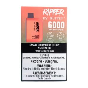 rufpuf ripper 6000 disposable savage strawberry cherry watermelon