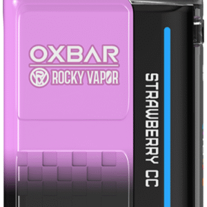 rocky vapor oxbar m20k disposable vape strawberry cc