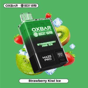 rocky vapor oxbar maze pro disposable strawberry kiwi ice