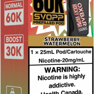 rocky vapor oxbar svopp 60k pod pack strawberry watermelon