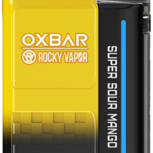 rocky vapor oxbar m20k disposable vape super sour mango
