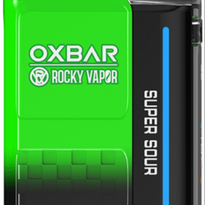 rocky vapor oxbar m20k disposable vape super sour