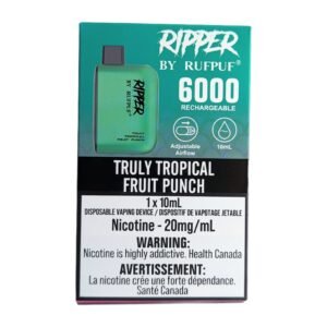 rufpuf ripper 6000 disposable truly tropical fruit punch