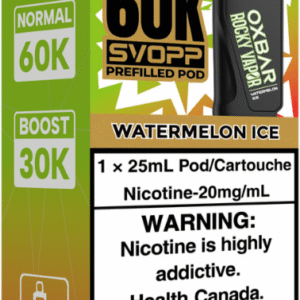 rocky vapor oxbar svopp 60k pod pack watermelon ice