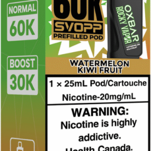 rocky vapor oxbar svopp 60k pod pack watermelon kiwi fruit