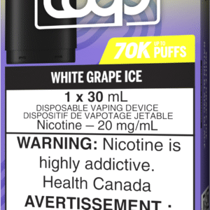 stlth loop max 70k pod pack white grape ice