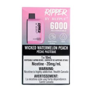 rufpuf ripper 6000 disposable wicked watermelon peach