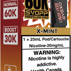 rocky vapor oxbar svopp 60k pod pack x mint